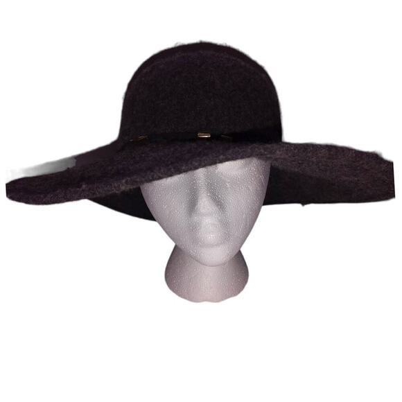 My Basic Wool Felt Floppy Hat Charcoal Gray OS - Picture 1 of 6
